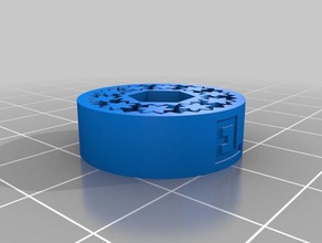 608 dentada partes personalizado rodamiento 3d print model - Mito3D