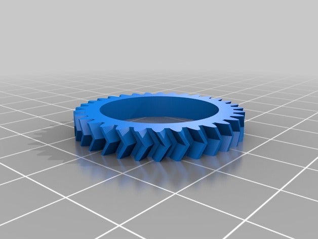 shaft gear 24mm parts customized 3D print model - Mito3D