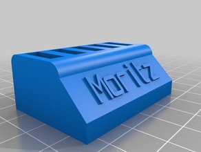 de base moritz clé usb titulaire l'organisation personnalisé 3d print model - Mito3D