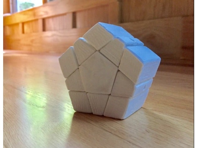 floppy pentagono puzzle i karate aragosta megaminx di rubiks cube 3D print model - Mito3D