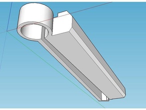 flat ribbon clip electronics 3d print model - Mito3D