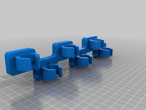 colgador palos limpieza fuentes de la casa 3d print model - Mito3D