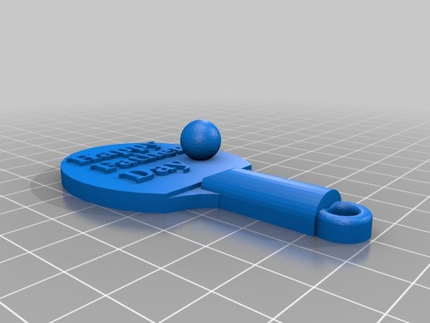 babalar günün kutlu olsun ping pong 3d baskı 3D print model - Mito3D