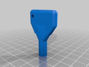 my customized triangle key - hand tools 3d print model - Mito3D