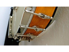 banjo duvar konsolu müzik 3d print model - Mito3D