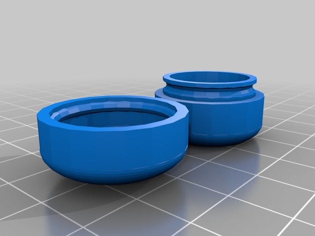 silicone dab container 3D print model - Mito3D
