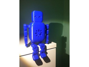 chumbo - lindo robot articulado juegos y juguetes articulados muñeco de la muñeca el 3d print model - Mito3D