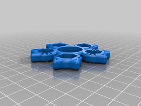 mi personalizados gato pick-a-peso fidget spinner juguetes mecánicos personalizado 3d print model - Mito3D