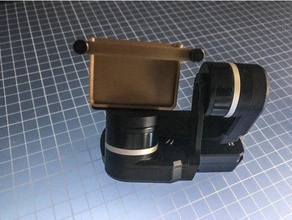 yi 2k cam feiyu action gimbal - gopro size adapter camera tech ultraluuv 3d print model - Mito3D