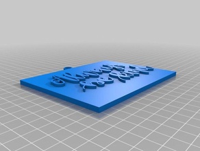 always kind charm signs & logos quote 3d print model - Mito3D
