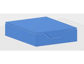 dice tray storage d20 dnd gaming box 3d print model - Mito3D