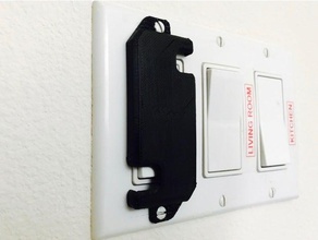 Licht-Schalter bewachen Haushalt versorgt decora Lichtschalter 3d print model - Mito3D