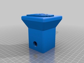 tow hitch cover inserter 50x50 automotive 3d print model - Mito3D