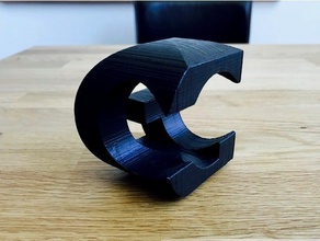 cg monograma de ornamento decoración 3d print model - Mito3D