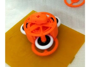windup spinner mechanische Spielzeuge 3d print model - Mito3D