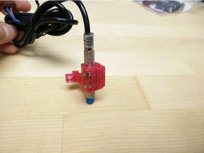 hacked prusa 8mm e3d sensor mount hypercube 3d printer parts 3d print model - Mito3D