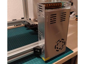 hypercube evolution Netzteil montieren 3d Drucker Zubehör mount 3d print model - Mito3D