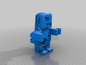 cubic zombie 3d printing 3d print model - Mito3D