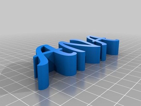 rotulo sanat özelleştirilmiş 3d print model - Mito3D