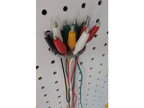 peg board test kablo tutucu kurşun hobi elektronik pegboard 3d print model - Mito3D