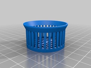 personalizado de drenagem do filtro v2 20mm profundidade partes 3d print model - Mito3D