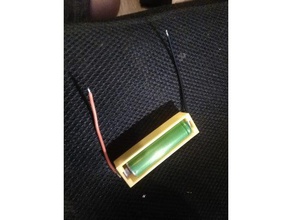 18650 battery holder diy 3d print model - Mito3D