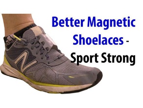 better magnetic shoelaces - sport extra strong accessories diy lace laces magnet magnets shoe shoelace shoes 3d print model - Mito3D