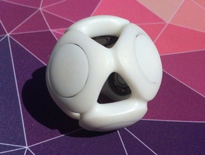 fidget ball 3d printing spinner vectary 3d print model - Mito3D