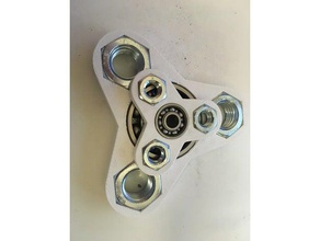 xxl fidget spinner 6205 bearing toys & games 3d print model - Mito3D