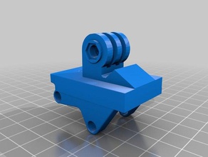 realacc x210 pro - action cam generic mount 30-45 deg 3d printing 3d print model - Mito3D