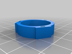 minimo spinner La stampa 3d 608 del cuscinetto fidget hex dado esagonale ziptie fascetta 3d print model - Mito3D