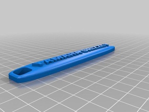 yamaha grizzly trousseau de clés 3d print model - Mito3D