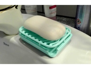 due pezzi di sapone bagno accessori per il lavandino del porta 3d print model - Mito3D