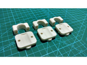 graber i3 - y eixo de rolamento adaptador grampo Impressora 3d peças linear 3d print model - Mito3D