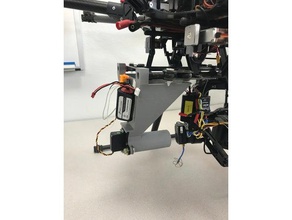 s1000 dispenser robotics ant poison crop dji drone payload farm killer drop 3d print model - Mito3D