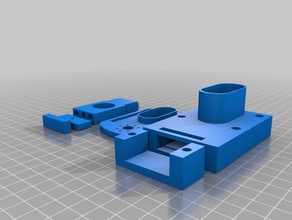cierre armario camper de bloqueo La impresión en 3d 3d print model - Mito3D