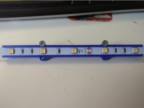 şerit yuvasını açtı dekor Yarı yarıya Oyunlar led tutucu rgb 3d print model - Mito3D