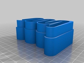sol özelleştirilmiş pil pınarı benim organizasyon 3d print model - Mito3D