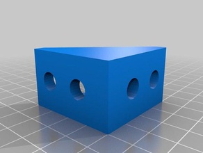 40 mmbraced soporte de ángulo las piezas repuesto personalizado 3d print model - Mito3D