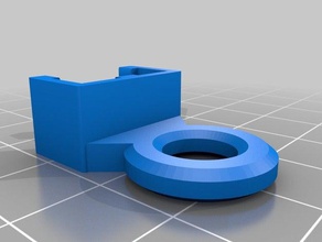 clipable filament guide 1515 openbeam kossel mini 3d printer accessories clip 3d print model - Mito3D