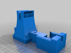 taz dual v2 hobbed bolt cooler filament guide 3d printer parts extruder lulzbot 5 6 3d print model - Mito3D
