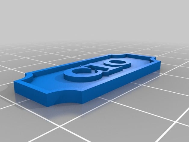 c10 decoração personalizado 3D print model - Mito3D