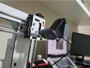 webcam support z-axis graber i3 3d printer accessories 3d print model - Mito3D