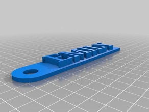 keychain emily signs & logos 3d print model - Mito3D