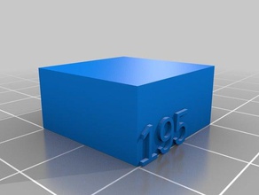 195 3d-Druck-tests kundengebundene 3d print model - Mito3D