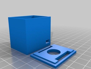 il mio personalizzato wemos d1 mini stack di custodia l'elettronica su misura 3d print model - Mito3D