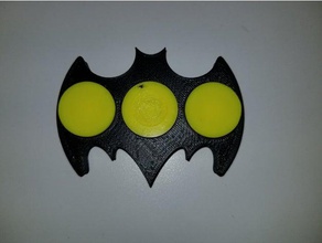 batman spinner toys & games fidget hand toy 3d print model - Mito3D