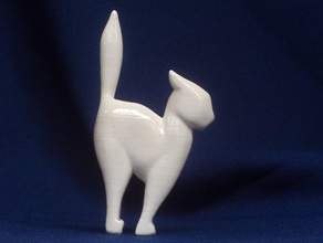 jean gordon's carving standing cat scans & replicas einscan s gordon meshmixer polymaker polysher polysmooth prusa original i3 mm scanmaster plus 3d print model - Mito3D