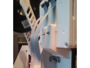 lcd mount prusa i3 3d printer parts 3d print model - Mito3D