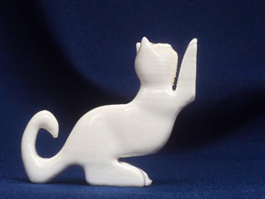 jean gordon's carving cat bookend scans & replicas einscan s gordon meshmixer polymaker polysher polysmooth prusa original i3 mk2 scanmaster plus 3d print model - Mito3D